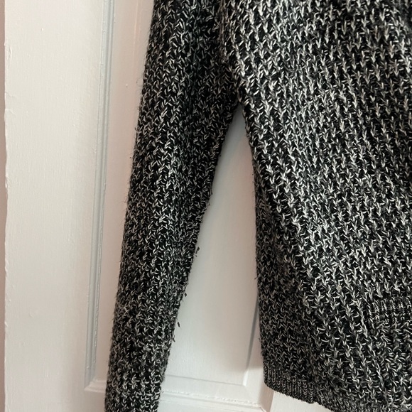 Cotton Emporium L Black&White Cardigan with Pockets - Picture 8 of 9